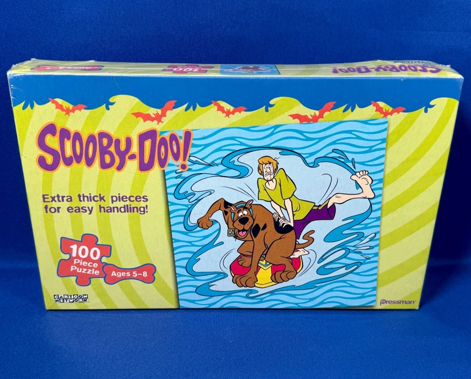 Scooby Doo Puzzle 2004 Pressman Cartoon Network 100 PC Vtg Factory
