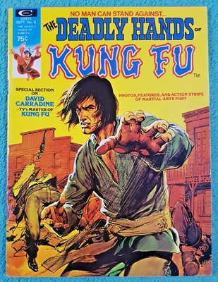 The Deadly Hands of Kung Fu Comic - Bruce Lee - Authentic Sept 1974 issue EX - Image 1 of 4