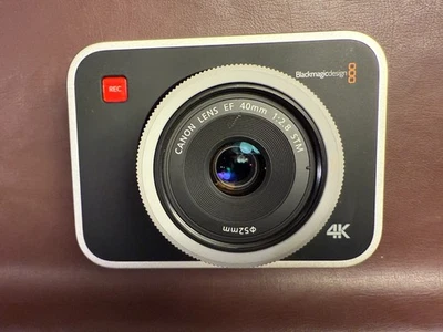 Blackmagic Design Production Camera 4K with 40mm Canon Lens and 1TB SSD - Image 1 of 4