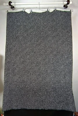 Hearth & Hand with Magnolia Black Woven Stitched Edge Throw Blanket 50 X 60 Inch - Image 1 of 4