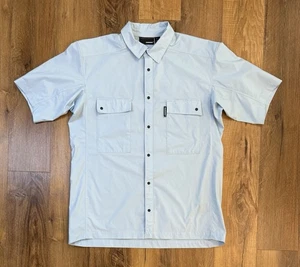 Truewerk Shirt Men’s L Baby Blue Work Snap - Picture 1 of 10