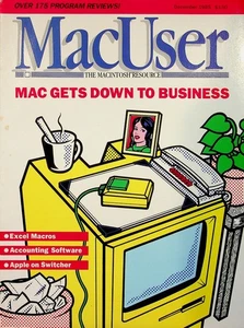 MacUser Magazine Apple Macintosh Computer December 1985 - Picture 1 of 3