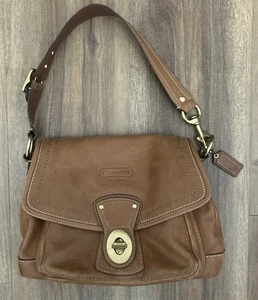 Vintage Coach Ali Legacy 65th Annvsry Ltd Edition Leder Schultertasche 10329 Whiskey - Bild 1 von 17