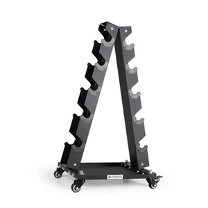 Premium Solid Steel Dumbbell Rack Stand Only, A-Frame Portable Weight Storage - Picture 1 of 8