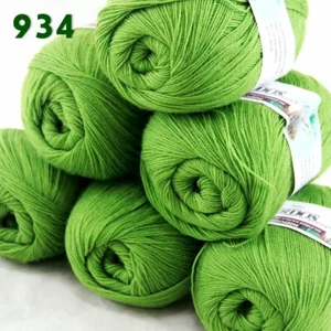 Sale 6 Ballsx50gr LACE Rugs Acrylic Wool Cashmere Hand Crochet Knitting Yarn 934 - Picture 1 of 10
