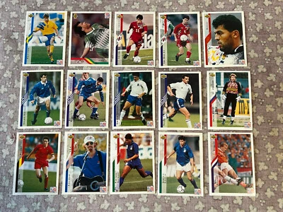 UPPER DECK WORLD CUP USA 94 - lotto figurine card ottime con velina - Immagine 1 di 4