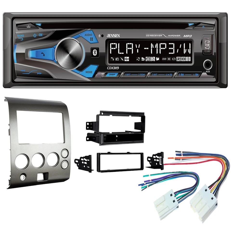 KIT DE INSTALACIÓN DE RADIO ESTÉREO PARA AUTOMÓVIL JENSEN CD/AM/FM para Nissan Titan Armada 2004-2007 Foto 1 de 4