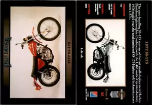 1992 Collect-A-Card, Harley Davidson Series 1, #52 1977 SS-175 - Picture 1 of 1