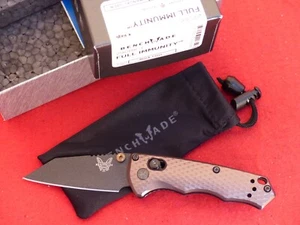 Benchmade 290BK-1 Full Immunity Knife 2.49" CPM-M4 Dark Earth Wharncliffe - Picture 1 of 6