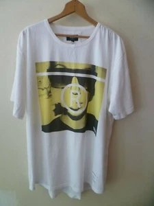 T-shirt VNDL Apperal uomo stampa grafica vandalo taglia XL manica corta bianca (NUOVA) - Foto 1 di 7