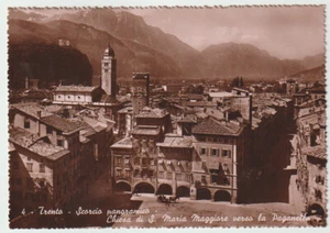 cartolina trento con annullo seconda giornata filatelica trentina 1949 - Bild 1 von 2