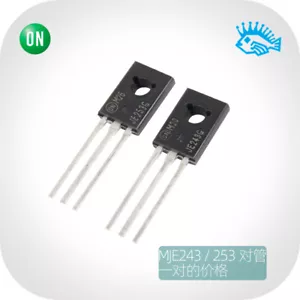 Par de transistores de alimentación de señal de audio originales ON MJE243G MJE253G 100V 4A - Imagen 1 de 5