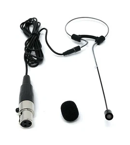 Black Single Earhook Headset Mic Headworn Microphone for VocoPro UDH Wireless - Picture 1 of 5