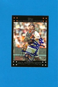 2007 Topps Eliezer Alfonzo San Francisco Giants Auto On Card Signed Autographed - Picture 1 of 1