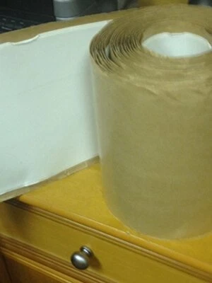 6" x 100' White Cured EPDM  rubber tape P & S - Image 1 of 2