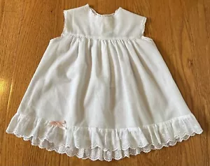 Abito slip vintage Ance K su misura rosa fiocco dettaglio pizzo cimelio taglia 2 vintage - Foto 1 di 6