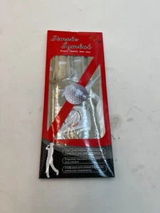 (Qty 4) Simple Symbol Golf Glove Left Hand Single Tan/White Size Medium - Picture 1 of 3