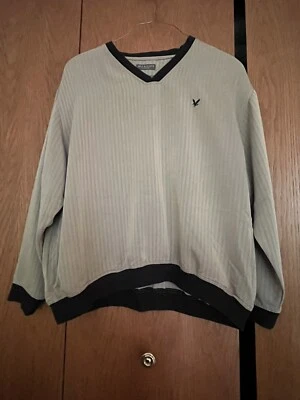 Lyle & Scott Mens XL Pullover Windbreaker Golf Vented Under Arm Sweater - Image 1 of 4