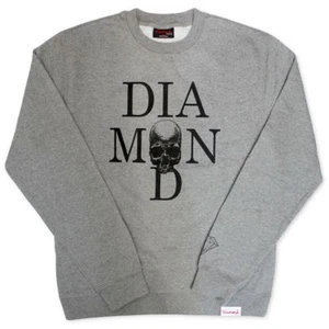 Diamond Supply Co Skull Sweatshirt Grey - Picture 1 of 2