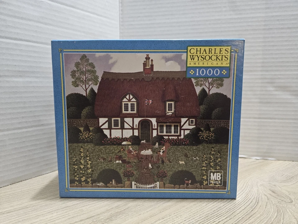 Charles Wysocki Bach's Magnificat in D Minor puzzle 1000 NEW sealed MB Hasbro - Image 1 of 4