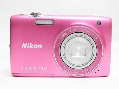 Nikon Coolpix S3100 14MP Point & Shoot Digital Camera Pink Excellent from Japan - Image 1 of 4