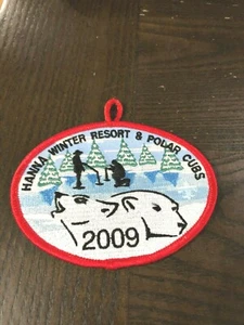 BSA SAMOSET COUNCIL 2009 HANNA WINTER RESORT & POLAR CUBS PATCH - Picture 1 of 1