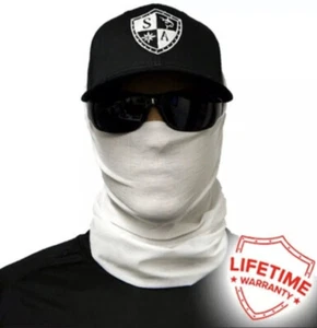 GET 3 Masks $10.50 TACTICAL WHITE SA Salt Armour Face Mask Bandana Balaclava - Bild 1 von 3