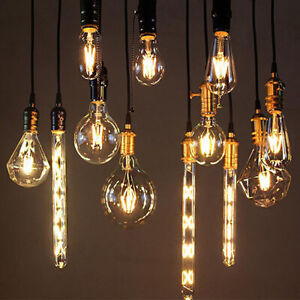 Warm Industrial Vintage Bulb LED Decorative E27 Edison Light Amber Filament