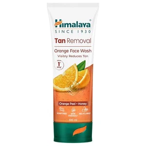 Himalaya Tan Removal Orange Face Wash For Brightening Skin 100ml - Picture 1 of 8