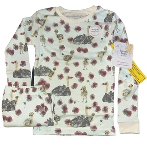 Burt’s Bees Kids Organic Cotton Two Piece Snug Fit Set Size 6 Long Sleeve NWT - Picture 1 of 4