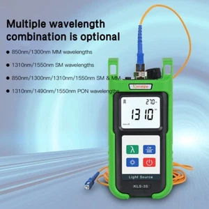 Komshine Fiber Optic Light Source KLS-35 SM/MM/MS/PON Wavelengths Laser Source - Picture 1 of 15