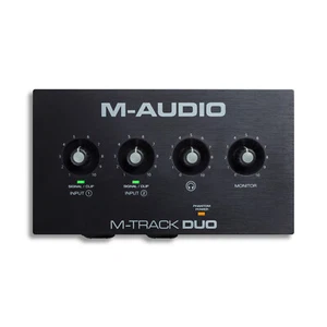 M-AUDIO M-TRACK DUO 2-Channel USB Audio Interface with 2 Crystal Preamps (48KHz) - Picture 1 of 8