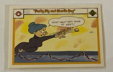 1990 Upper Deck Comic Ball #42 - Porky Pig/Charlie Dog
