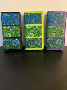 Wallet, Shag Wear Large Wallet with Zipper Pocket "Abstract Pattern" - Picture 1 of 4