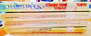 A Series of 4 Hardcover 1st Ed. Ex-lib Children's Fiction Books by Richard Peck - Picture 1 of 6
