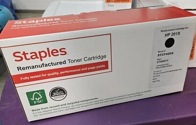 Cartuchos de tóner de rendimiento estándar de 4 grapas de repuesto para HP, NUEVO SELLADO plástico Foto 1 de 4