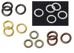 Anillos de salto cerrados soldados de 6 mm - ¡6 colores disponibles! ¡Alta calidad! 100 piezas - Imagen 1 de 17