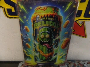 BLECHSCHILD Lustiger Humor Sarkasmus Rick Morty Cartoon Pickle Rick Weiser Mann Höhle - Bild 1 von 6