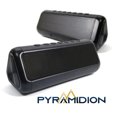 Pyramidion Solar Bluetooth Speaker, Wireless Waterproof Bluetooth Speaker