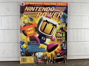 Revista Nintendo Power Volumen 111 Ago 98 Bomberman Hero con Póster Sin Pokemon - Imagen 1 de 3