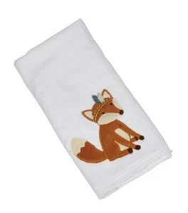 Maison Chic Phil the Fox Appliqued Burp Cloth - Picture 1 of 1
