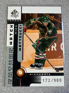 2001-02 SP Authentic Mike Matteucci Future Watch Rookie Card /900 #152 Wild - Picture 1 of 2