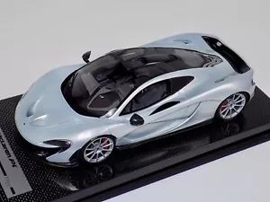 1/18 Tecnomodel McLaren P1 in Ice Silver with Silver wheels #01 of 07 Carbon - Bild 1 von 8