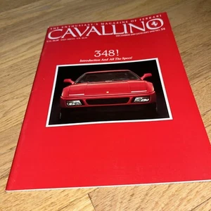 CAVALLINO FERRARI Magazine Dec 1989 / Jan 1990 No. 54 -GT Racing / 348 - Picture 1 of 14