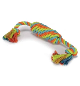 Dog Toys 20" Rope Tugger Play Fetch for Medium to Larger Pups Choose Quantity - Picture 1 of 13