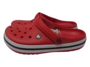 Crocs Men's 7 and Women's 9 Shoes - Classic Clog, Slip On Shoes, RED - Picture 1 of 4