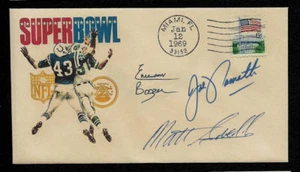 1969 Super Bowl III NY Jets Autograph Reprint Collector's Envelope OP1313 - Picture 1 of 1
