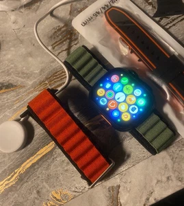 Ultra 2 SmartWatch With Bands & Cord Non Apple Tested✅ - Photo 1 sur 5