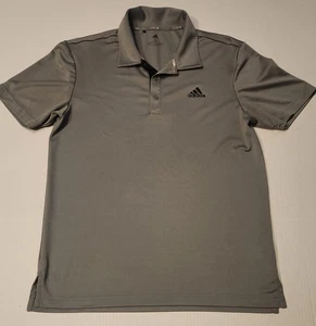 Adidas Men's Gray Polo Shirt Sz Sm - Picture 1 of 10