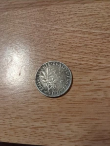 1 Franc 1912-Silver Coin (0.835) Monnaie De Paris 23mm (KM-844.1) Nds Cleaning - Picture 1 of 2